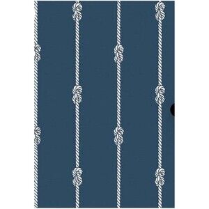 Borastapeter Wallpaper Roll Marstrand Knot Stripe Blue Sweden Scandinavian 8858